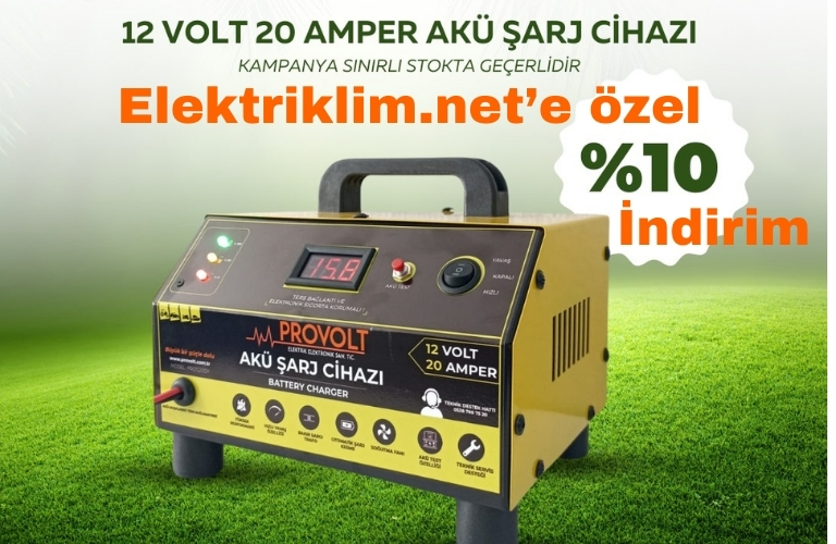 provolt akü şarj cihazı