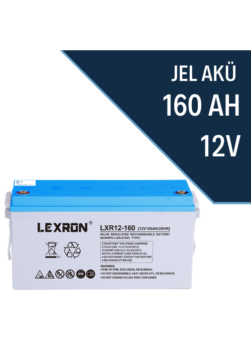 LEXRON 160AH JEL AKÜ