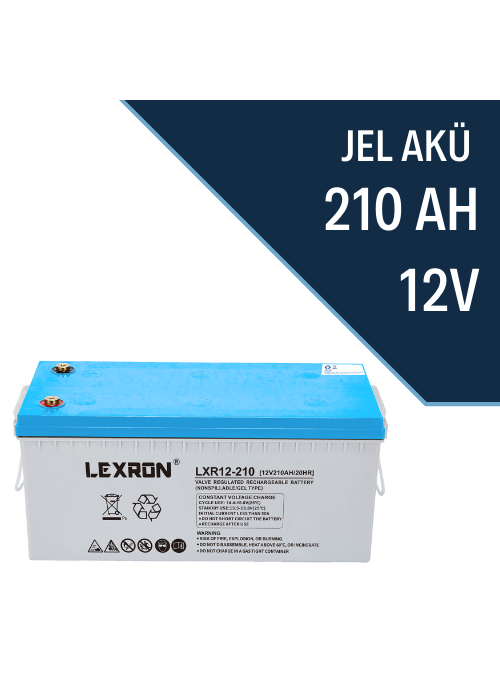 LEXRON 210AH JEL AKÜ