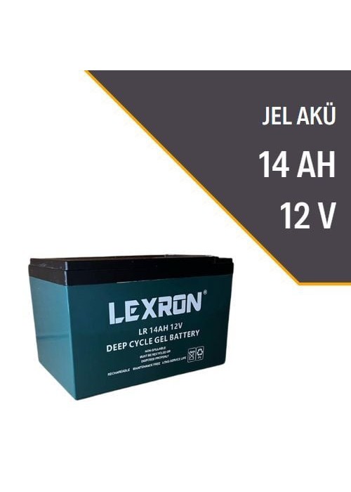 LEXRON  14AH-12V JEL AKÜ