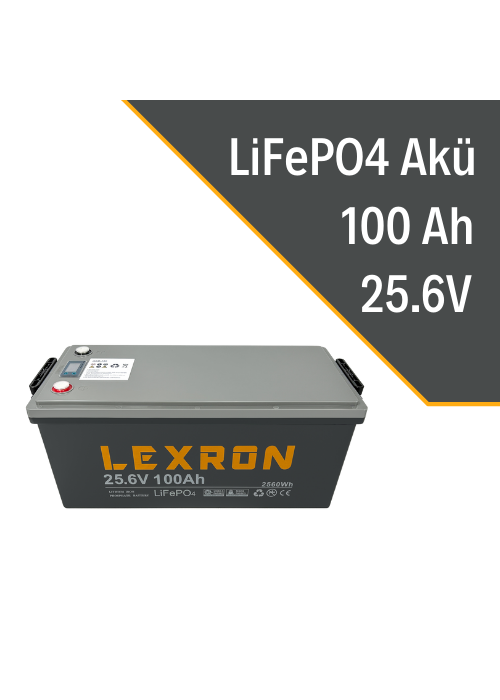 LEXRON 100AH 25.6V LİTYUM AKÜ