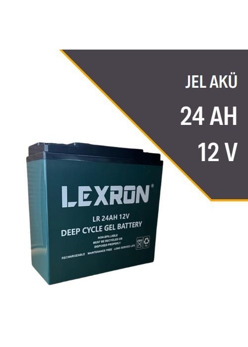 LEXRON 24AH-12V JEL AKÜ