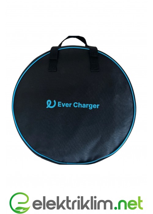 Ever Charger 2.5 Metre Tip 2 Kablo Alana Yuvarlak Çanta HEDİYE