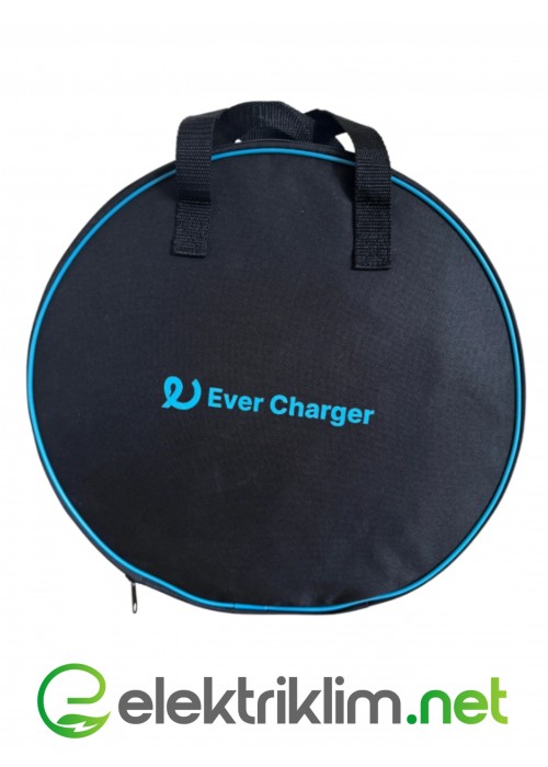 Ever Charger Kablo Taşıma Çantası Yuvarlak Kumaş