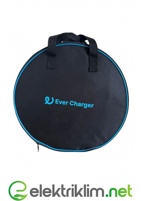 Ever Charger Kablo Taşıma Çantası Yuvarlak Kumaş