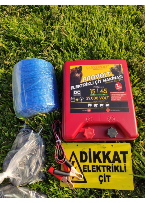 Elektrikli Çit Makinesi 27000v