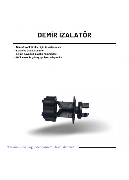 Elektrikli Çit Cihazı Metal Direk İzolatör